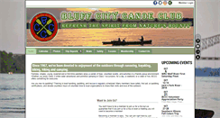 Desktop Screenshot of bluffcitycanoeclub.org